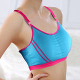 New Hot sale Slim Sexy Fitness keep fit Women Sports Athletic Solid Wrap Chest Strap Vest Tops Bra