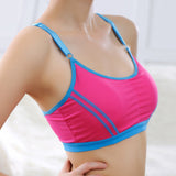 New Hot sale Slim Sexy Fitness keep fit Women Sports Athletic Solid Wrap Chest Strap Vest Tops Bra