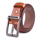 New Men's fashion belt brand genuine leather men belt buckle casual riem high quality ceintures homme