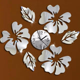 New Quartz Watch Wall Clock Acrylic Horloge Clocks Modern Design Large Decorative Living Room Multi-piece Set