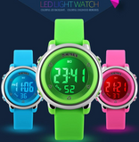 SKMEI Children LED Digital Watch Relogio Feminino Sports Watches Kids Cartoon Jelly Relojes Mujer Waterproof Wristwatches