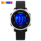 New SKMEI popular Brand children kids fashion Sports Watches Digital LED Wristwatches green blue white black rubber strap