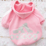 New Soft Cotton Cat Dog Clothes Pet Hoodie Coat Fashion Adidog Costume Warm Sweater Clothing for Small Dogs