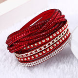 New Unisex Multilayer Leather Bracelet Christmas Gift Charm Bracelets Vintage Jewelry For Women Pulsera
