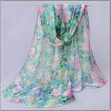 New foulard desigual Spring autumn thin silk scarves chiffon georgette women scarf summer sun hijab headscarf Headband