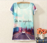 New summer t shirt women Tee Shirts style thin plus size short sleeve Shirt female Tops Tees