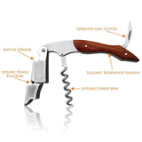 Newest Wood Handle Professional Wine Screw Corkscrew Opener Household Accessories 