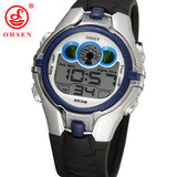 OHSEN Boys Kids Children Digital Sport Watch Alarm Date Chronograph 7 Colors LED Back Light Waterproof Wristwatch Student Clock