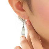 One pair of opal earrings drops new fashion long Drop earrings Sample Jewelry for girl women