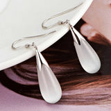 One pair of opal earrings drops new fashion long Drop earrings Sample Jewelry for girl women