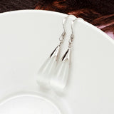 One pair of opal earrings drops new fashion long Drop earrings Sample Jewelry for girl women