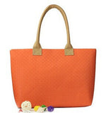 Women PU Leather Handbag,Tote Shoulder Bags, large capacity PU weave bags ,fashion design