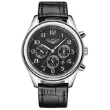 Original GUANQIN Men's Quartz Watches Men Top Brand Luxury Wristwatches Waterproof Classic Leather Strap Watch Hours Clock