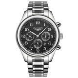 Original GUANQIN Men's Quartz Watches Men Top Brand Luxury Wristwatches Waterproof Classic Leather Strap Watch Hours Clock