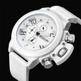 Original MEGIR CHRONOGRAPH 24 Hours Function Men's Sport Watch Silicone Wrist Watch Army Military Watch Montre Homme Reloj