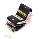 Patent Leather Women Short Wallets Ladies Small Wallet Zipper Roomy Coin Purse Female Credit Card Wallet Purses Money Bag