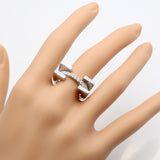 Platinum Filled 925 Sterling Silver RIng And Cubic Zirconia Ring Romantic Wedding Rings Jewelry