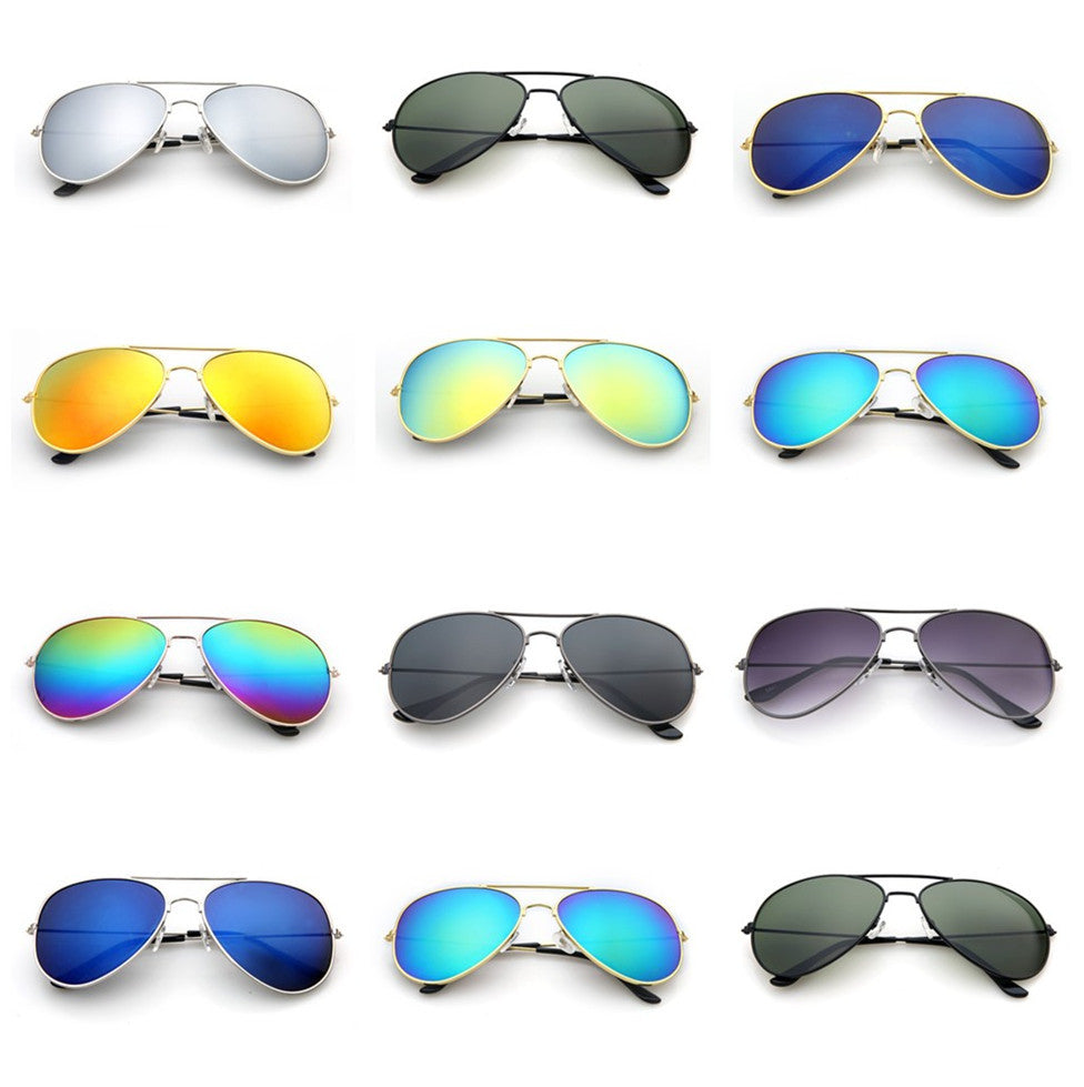 Polarized Sunglasses Aviator Summer Accessories UV400 Protection Glasses Oculos De Sol Gold Frame Gradient Tea Color Lens
