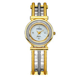 Popular Brand Female Clock Ladies Fashion Casual Quartz Watch Silver Stainless Steel Rhinestone Women Dress Watches Relogio