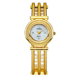 Popular Brand Female Clock Ladies Fashion Casual Quartz Watch Silver Stainless Steel Rhinestone Women Dress Watches Relogio