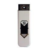 Portable Rechargeable USB Electronic Cigarette Lighters, Tobacco Cigar Flameless Windproof Lighter No Gas