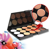 Professional 15 Color Camouflage Concealer Make Up Cream Palette