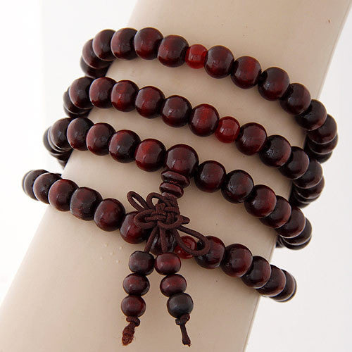 Fashion Wood Beads Buddha Bracelet Men Women 2016 Multilayer Bracelets & Bangles Pulseiras Pulseras Mujer Malas Tibet Jewelry
