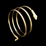 Punk Fashion Coiled Snake Spiral Upper Arm Cuff Armlet Armband Bangle Bracelet