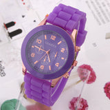 Women's Watch Fashion Silicone Strap candy color watch fashion watch