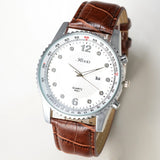ROOD Sport Watches Military Army men watch luxury brand men watch leather waterproof Brown Black Big Dial Male Clock