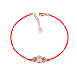 Real Austrian Crystal jewelry thin red thread string rope Charm Bracelets for women Fashion New sale Top Hot summer style