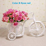 Rattan vase + flowers meters orchid artificial flower set home decoration
