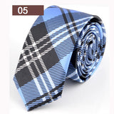 Men Tie 8 Color Striped Narrow Neckties Men's Business Gift Tie