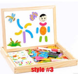Wood magnetic oppssed child educational toys