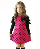 Girl dress baby kids clothes New fashion high quality cotton spring children clothing long-sleeve girls princess dress