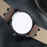 Relogio Hombre Luxury Famous Double Buckle Design Brand sports Men Watch Quartz Wristwatches quality Scrub leather army watches