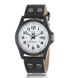 Relogio Hombre Luxury Famous Double Buckle Design Brand sports Men Watch Quartz Wristwatches quality Scrub leather army watches