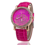 Rose Flower Watch Relogio Feminino Fashion Women Wristwatch Rhinestone Casual Luxury Quartz Watches Hot Selling