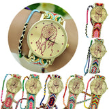 Newest Hot Girls Bracelet Quartz Watch Women Dream Catcher Friendship Women Braid Watches