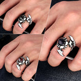 Scorpion Ring Fashion Jewelry Stainless Steel CZ Cool Exaggerated Personality Ring 