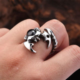 Scorpion Ring Fashion Jewelry Stainless Steel CZ Cool Exaggerated Personality Ring
