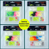 SeaKnight 35 soft bait small 10 lead head hook lure combination set soft fishing lure set soft bait fishing tackle