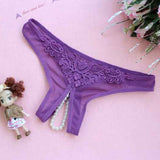 Women's Sexy Open Crotch Thongs G-string V-string Panties Knickers Underwear