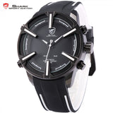 Shark Sport Watch Brand Date Day LED Relogio Masculino Alarm Rubber Band Analog Quartz Military Wrist Men Digital Watch