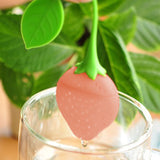 Silicone Strawberry Design Loose Tea Leaf Strainer Herbal Spice Infuser Filter Tools