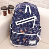 New Arrive Hot Selling Printing Women Backpack Canvas Material Students School Bag Children Hiking Backapcks