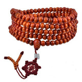 Sandalwood Beads Buddha Buddhist Meditation Mala Prayer Bracelet