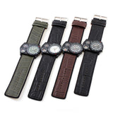 Sports Watch OULM quartz watch Multiple Thermometer Compass cycling leather strap wristwatches military watches