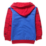 Spring Autumn Children's Coat boys Spiderman embroidered hoodie jackets Kids cartoon Clothes baby outerwear