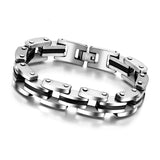 Stainless Steel Bracelets & Bangles Male Jewelry Fashion Punk 213m Length Bracelets For Men